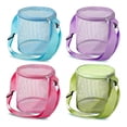 thumbnail image 1 of Children Beach Bag Shell Collecting Bag Mesh Toy Storage Bag With Adjustable Shoulder Strap, Sandproof And Foldable For Outdoor Activities, 1 of 5