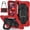 Red, variant on Heavy Duty Shockproof Case for Samsung Galaxy Tab A9 ,Anti drop silicone PC Layer Protective Case 360 ° Rotating Square Handle Stand With Shoulder Strap,Dark blue,For Galaxy Tab A9