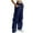 Navy, variant on XZNGL Lightweight Summer Pants Women Fashion Womens Spring/Summer Solid Large Pocket Zipper Button Tight Jeans Pants Buttons for Jeans To Make Smaller Lightweight Pants Women for Summer
