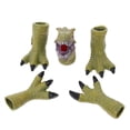 thumbnail image 4 of 1 juego de marionetas de mano de dinosaurios, modelo de dinosaurios, animales de juguete, marioneta de cosplay, juguete, 4 of 6