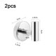 thumbnail image 2 of Paquete de 2 ganchos para toallas, gancho de acero inoxidable para ropa, bata, gancho de pared moderno para baño, cocina, garaje, hotel, montaje en pared, 2 of 5