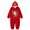 Red#9527, variant on BOOMNY Halloween Flannel Pajamas Jumpsuit for Men And Women Hallowmas Pumpkin Face Graphic Long Sleeve Hooded Pjs Jumpsuit Cozy Warm Loungewear Homewear