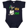 thumbnail image 3 of Inktastic New to the Krewe Mardi Gras Baby Alligator Boys or Girls Baby Bodysuit, 3 of 5