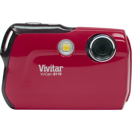 Vivitar ViviCam 8119 Digital Camera (Red) (Best Cheap Point And Shoot Camera Under $100)
