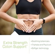 Irwin Naturals Extra Strength Colon Flush Quick & Powerful Digestive + Constipation Support Supplement with Psyllium, Acai, Triphala + Soothing Botanicals - 60 Liquid Softgels