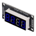 thumbnail image 4 of 4 Digit Tube, Accurate Wiring LED Segment Display Module 5V Clear Board Paths With Pin Header For DIY ANGGREK LED Segment Display, 4 of 8