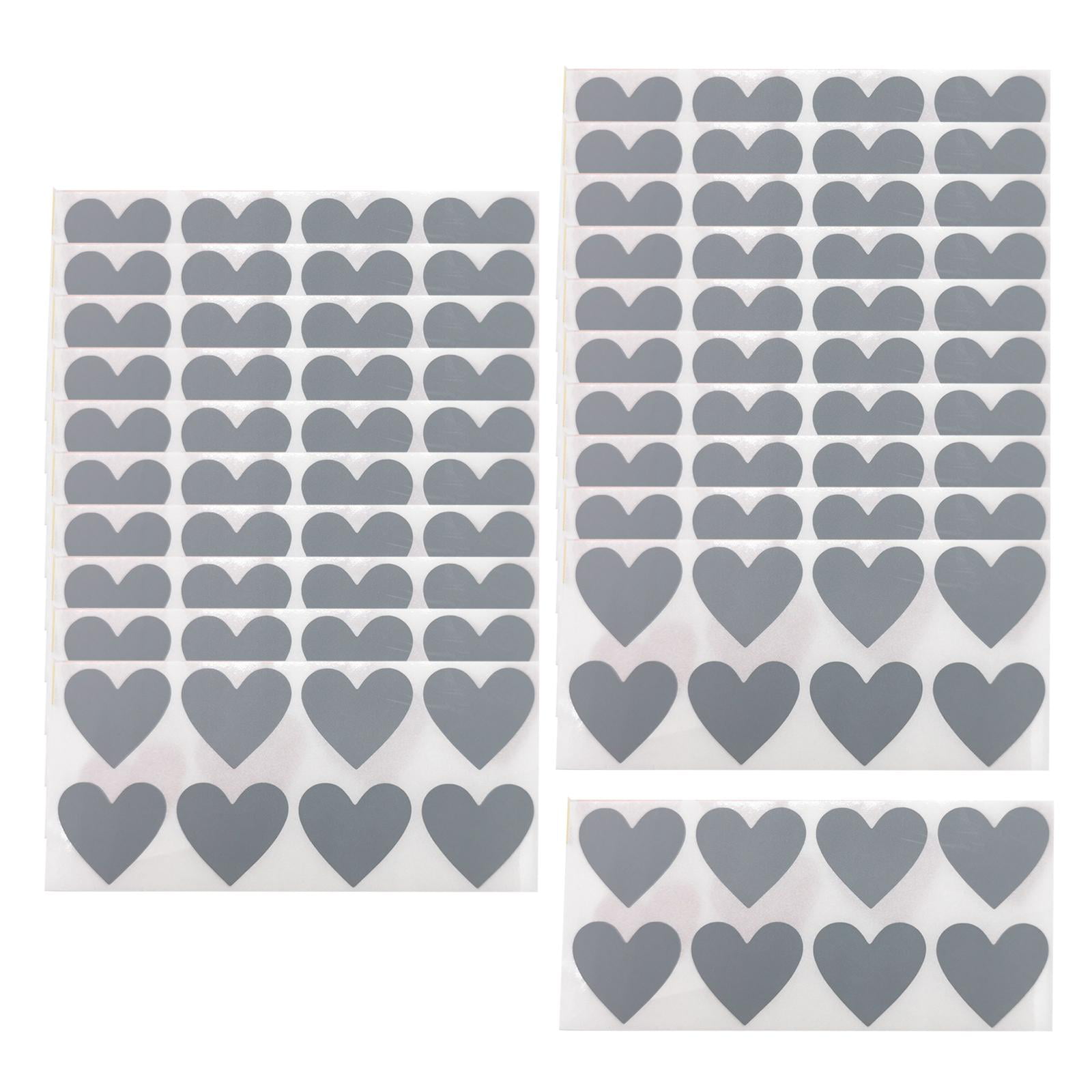 500 Pcs Heart Stickers Black And Pink Seal Labels Christmas Gift