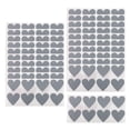 thumbnail image 1 of Etiquetas adhesivas para raspar Sunnimix 300 piezas Corazón gris, 1 of 8