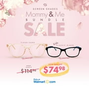 [35% Off] Screen Shades Mother's Day Bundle - Blue Light Blocking Computer Glasses - SS202 Sand & SS502 Black - UV Protection - Relieve Eye Strain and Prevent Headaches From Device Use and Gaming