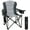 400LBS-LIGHTGREY/GREY, variant on KingCamp Oversized Heavy-Duty Folding Camping Chair - Extra Wide Design, Padded Seat & Lumbar Support, Ideal for Adults, Support 400LBS, Fishing, Picnic & Travel (Green)