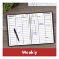 thumbnail image 4 of DayMinder Weekly Appointment Book, Vertical-Column Format, 11 x 8, Burgundy Cover, 12-Month (Jan to Dec): 2026 | Bundle of 5, 4 of 4