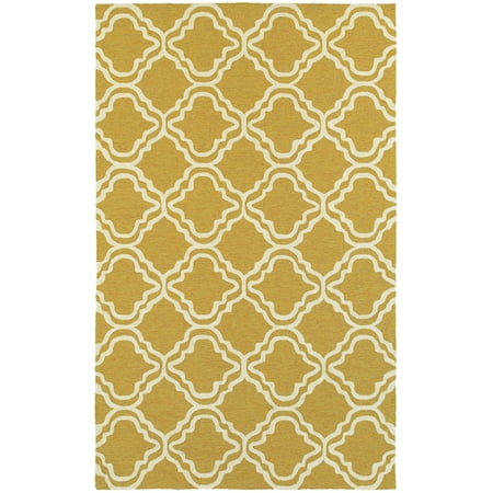 Tommy Bahama Outdoor Rugs Tommy Bahama Atrium Area Rugs - 51112 Contemporary Gold Curves Waves Outdoor Diamonds Rug ()