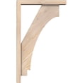thumbnail image 3 of Ekena Millwork 3 1/2"W x 18"D x 30"H Imperial Block Smooth Bracket w/ Offset Brace, Douglas Fir, 3 of 25