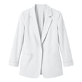 thumbnail image 6 of YGJTJYD Women's Open Front Blazer Jacket Lapel Collar Rolled Sleeve with Pockets Casual Work Office Business Coat, 6 of 6