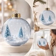 thumbnail image 4 of DefiDgd Lighted Clear Acrylic Christmas Ball Ornament,3D Miniature Snowy Winter Scene Hanging Bauble With Gold Cap for Xmas Tree Holiday Home Decor,Gift, 4 of 7