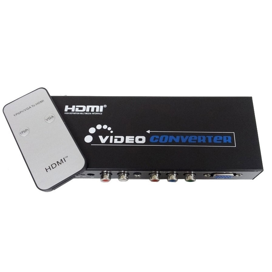 VGA & Component to HDMI Converter & Switch