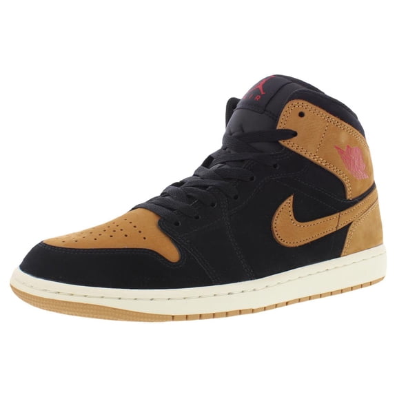 Jordan 1 Mid Black Flax Men's Sneakers HV4091-002