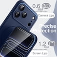 thumbnail image 6 of JETech Magnetic Silicone Case for iPhone 17 Pro, Compatible with MagSafe, Silky Touch (Dark Blue), 6 of 7