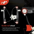 thumbnail image 5 of A-Premium Electric Power Window Regulator Without Motor Compatible with Chevrolet Cruze 2011-2015, Cruze Limited 2016, Front Left Driver Side, Replace# 95226749, 95265273, 5 of 8