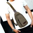thumbnail image 4 of Men's Chest Bag Casual Sports Singles Shoulder Canvas Bag Construction Sites Work Wear Resistants Crossbody Bag, 4 of 5
