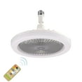 thumbnail image 2 of Tuphregyow E27 Ceiling Fan With Lights,Enclosed Low Profile Fan Light,Ceiling Light With Fan,Hidden Electric Fan Delier Gimbal Lamp Holder Gray, 2 of 3