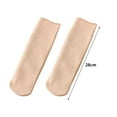 thumbnail image 6 of dianhelloya 1 Pair Mid-Tube Plush Lining High Elasticity Women Socks Winter Solid Color Warm Thickened Thermal Socks Daily Wear Black, 6 of 8