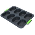 thumbnail image 4 of Molde de silicona antiadherente de 8 rejillas para pasteles para hornear fácilmente en casa: molde perfecto para cupcakes, accesorio para hornear de cocina negro, 4 of 8