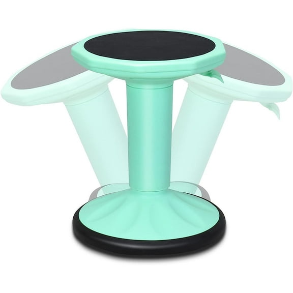 Bilot Wobble Chair Adjustable-Height 23 Inch Active Learning Stool Sitting Balance Chair for Office Stand Up Desk (Green)