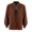 Burgundy, variant on IROINNID Plain Long Sleeve Shirts for Men Leisure Cotton And Linen Shirt Medieval Retro Strapping Standing Collar Stage Top Underneath Shirt Top Clearance,Khaki