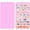 Pink, variant on Zaioo 1 Pcs Black Hanging Sticker Display Organizer, Double-sided 80 Pocket for 4'' Large Stickers Storage, Portable Wall-hanging Decal Chart Holder for Vendors Collectors Trade Shows