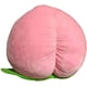 thumbnail image 1 of Cojín de peluche creativo de melocotón rosa y melocotón plano para cumpleaños, 1 of 8