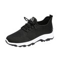 thumbnail image 3 of Domzle Womens Walking Shoes Slip On Sneakers | Casual Mesh Comfortable Breathable Lightweight Running Athletic Black 38, 3 of 8
