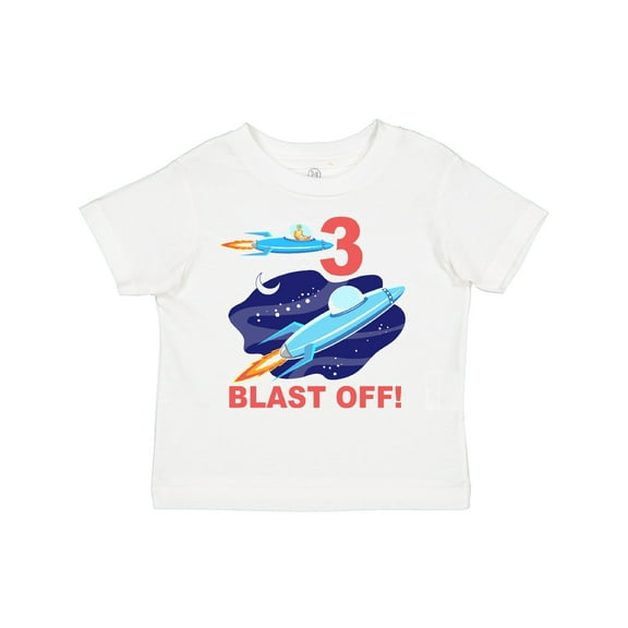 Inktastic Outer Space 3rd Birthday Boys or Girls Toddler T-Shirt