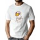 thumbnail image 1 of Cool Duck In Glasses And Scarf Print T-Shirt, Tees For Men, Casual Short Sleeve T-shirt For Summer Spring Fall, 1 of 4