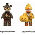 thumbnail image 3 of Harbrot Five Nights at Freddy's Action Figures, Halloween Series Five Nights at Freddy's Toys Children's Building Toys Sets 3D Kids Puzzles Halloween Decorations, Building Blocks for Kids Ages 4-8, B, 3 of 8