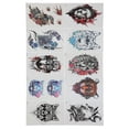 thumbnail image 3 of Men Tattoo Sticker,10 Sheet Animal Pattern Waterproof Tattoo Sticker Tattoo Sticker Meticulously Designed, 3 of 8