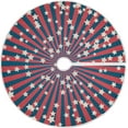 thumbnail image 1 of FMSHPON 4Th July Independence Day American Flag Christmas Xmas Christmas Tree Skirt Stand Mat for Holiday Party Decoration Indoor Outdoor 48 inches, 1 of 6