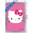 thumbnail image 3 of Hello Kitty - Face Wall Poster, 14.725" x 22.375", Framed, 3 of 6