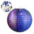 thumbnail image 5 of Dserhfy Chinese Style Paper Lantern Space Star Print Hanging Paper Lanterns for Home Ceiling Decor Birthday Party Supplies, 5 of 8