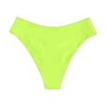 thumbnail image 5 of Swim Shorts For Women Full Coverage Swim Bottoms Light Yellow Midrise Bikini Bottom Women's Bikini Swimsuits, 5 of 6