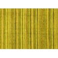 thumbnail image 1 of Ahgly Company Indoor Rectangle Abstract Yellow Modern Area Rugs, 6' x 9', 1 of 4