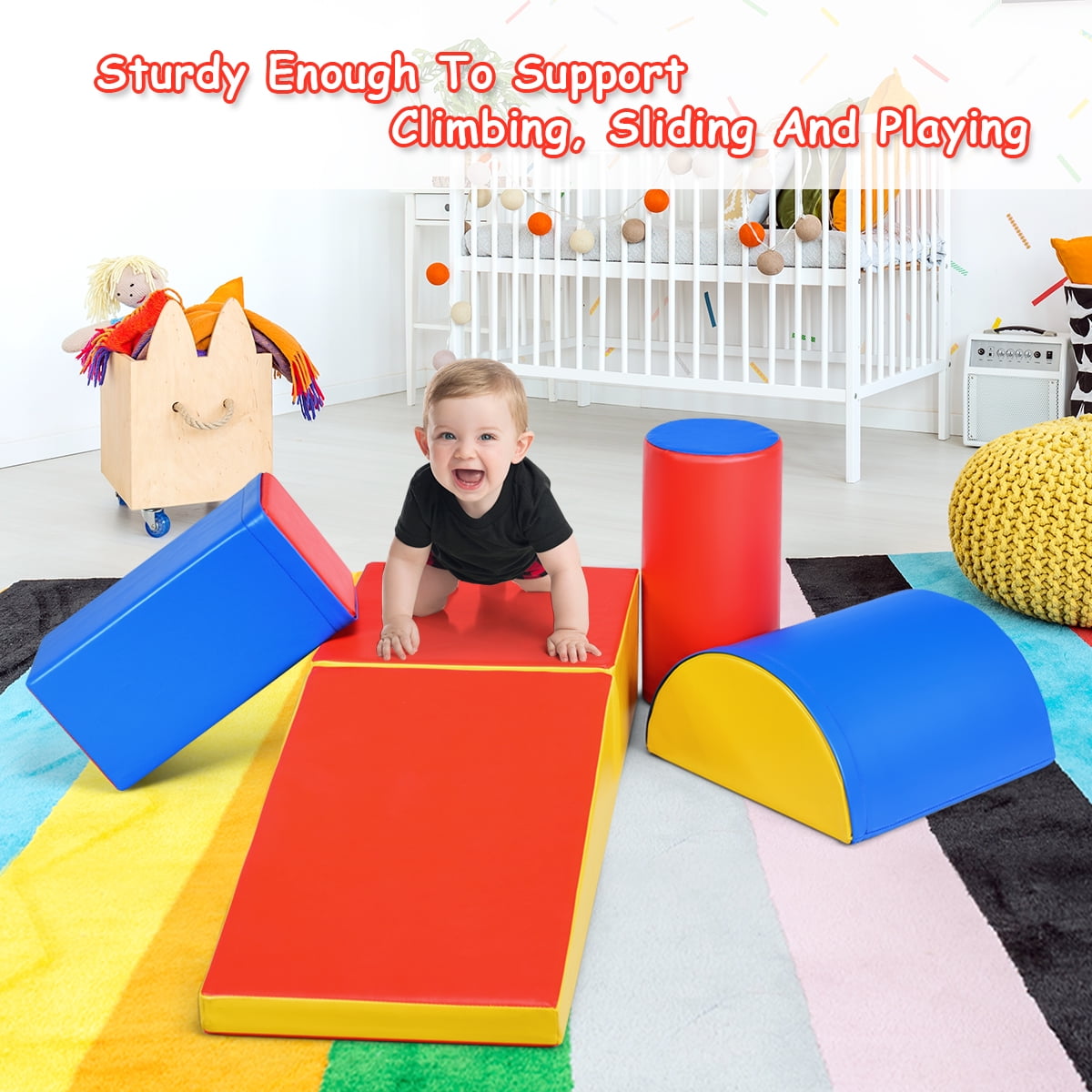 climb and crawl activity play set