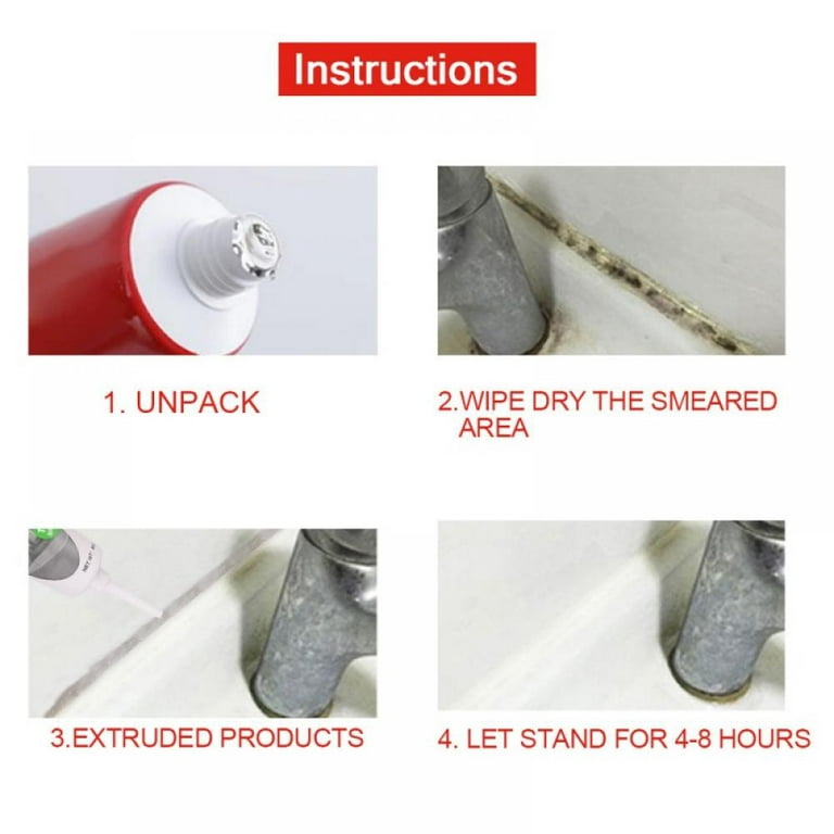 Yinrunx Shower Cleaner Grout Cleaner Mold and Mildew Remover Grout