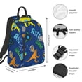 thumbnail image 2 of Fotbe Dinosaur In Space Mochila Ligera para Hombres y Mujeres - Duradera y Resistente al Agua, Ideal para Escuela, Trabajo, Viajes y Uso Diario, 2 of 7