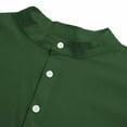 thumbnail image 5 of COSFO Green Men's Shirts V Neck Cotton Linen Short Sleeve Tops Button with Pockets Classic Fit Pullover Mens Classic T-Shirt, 5 of 7