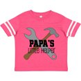 thumbnail image 3 of Inktastic Papa's Little Helper Boys Toddler T-Shirt, 3 of 5