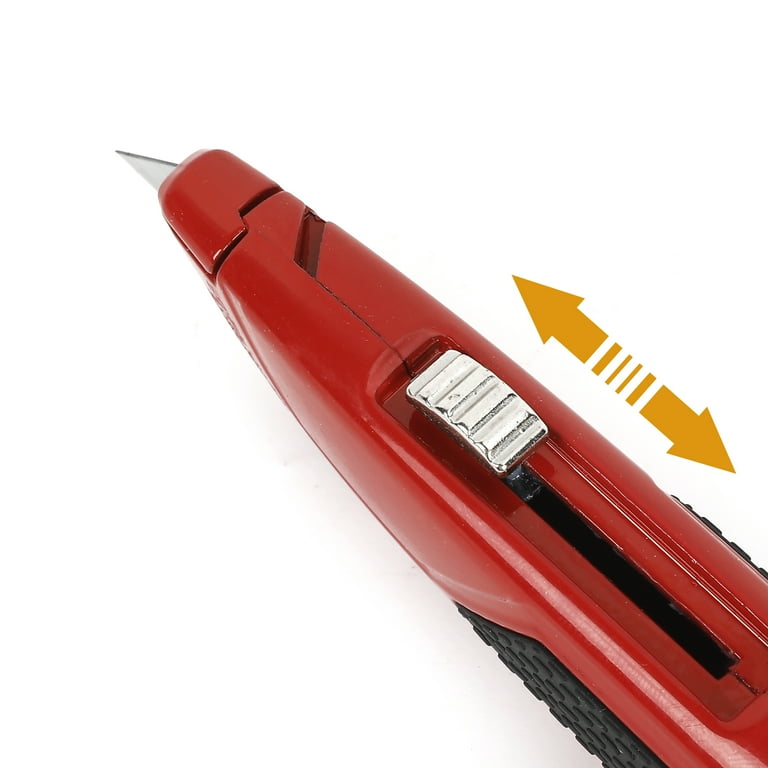 Hyper Tough Retractable Utility Knife with 5 Utility Blades, 3