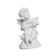 thumbnail image 3 of Estatuilla de querubín, estatua de ángel pequeño, artesanía, miniescultura de resina, decoración de mesa para escritorio, entrada de Hotel, estantería 35x35x65 cm, 3 of 9