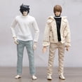 thumbnail image 2 of Death Note L / Light Yagami Real Clothes Version 1/6 Model Action Figure Decoration Toys Hobbies Gift, 2 of 5