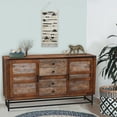 thumbnail image 2 of Muyal Recycled Mango Wood Sideboard with 4 Drawers and 2 Doors, 2 of 5
